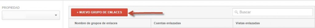 nuevo grupo de adwords en analytics