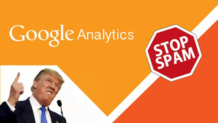 Cómo eliminar el tráfico spam de idioma Vota a Trump en Google Analytics